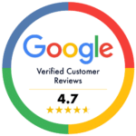 Google 4.7 Stars - Verified Customer Reviews
